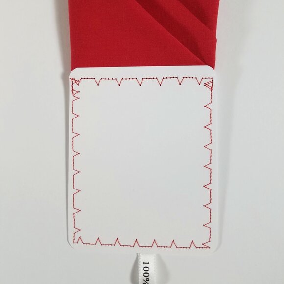 NEW Red 100% Cotton Pre-Folded Pocket Square Handkerchief Insert - Picture 4 of 8